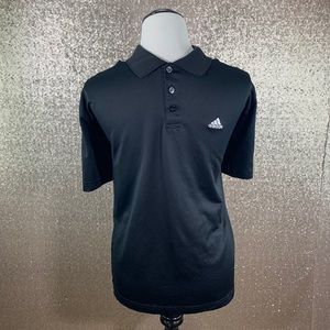 Adidas Black/White Polo                         B3